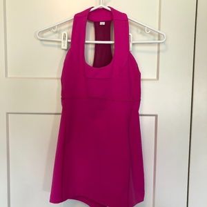 Lululemon hot pink cool racerback tank top size 4